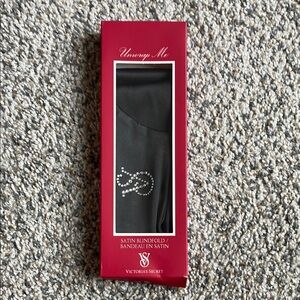 Victoria's Secret Black Satin Blindfold